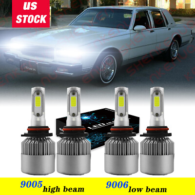 #ad For Caprice 1987 1990 6000K LED Headlight High amp; Low Beam Bulbs $25.19