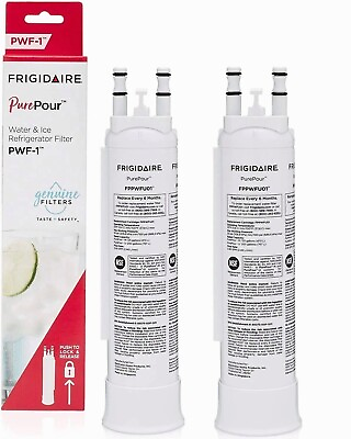 #ad 2Pack FPPWFU01 PWF 1 Refrige Genuine Frigidaire PurePour Water amp;Ice Filter New $29.89