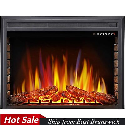#ad #ad 36quot; Electric Fireplace Insert Recessed Electric HeaterTouch ScreenNJ08816 $259.99