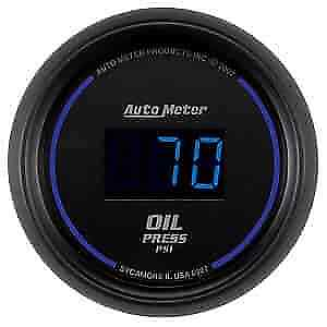 #ad Auto Meter 6927 2 1 16quot; Cobalt Digital Oil Pressure Gauge $136.99