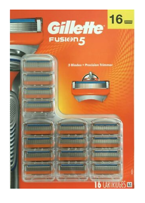 #ad Gillette Fusion 5 Razor Blades 16 Cartridge New Pack Sealed USA $38.49