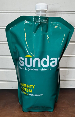 #ad Sunday Lawn amp; Garden Nutrients Mighty Green Nitrogen Lush Growth 5000sqft 42.3oz $20.00