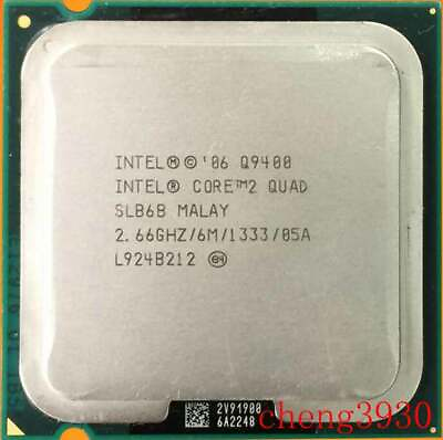 #ad #ad Intel Core 2 Quad Core Q9400 2.66 GHz LGA775 CPU Processor $6.99
