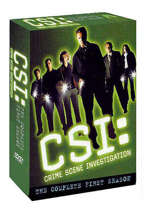 #ad CSI: Crime Scene Investigation The Complete First Season DVD 2003 6 Disc NEW $6.86