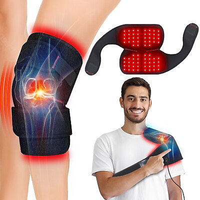 #ad 72LEDs Red Light Wrap for Knee Belt Near Infrared Wrap Joint Pain Relief 660nm $69.29