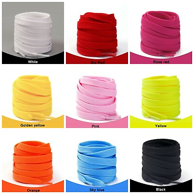HIGH QUALITY FLAT REPLACEMENT SHOE LACES FOR NIKE ADIDAS SHOELACES BUY 2 GET 1 $4.49