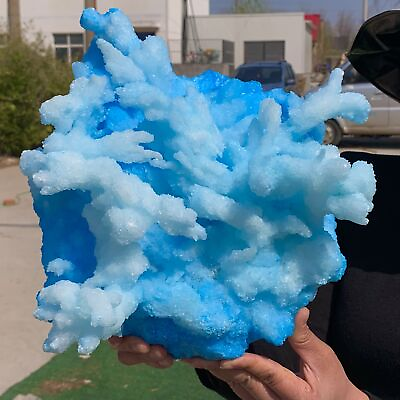#ad #ad 12.1LB Newly Discovered blue Phantom Quartz Crystal Cluster Mineral Sample $1459.00