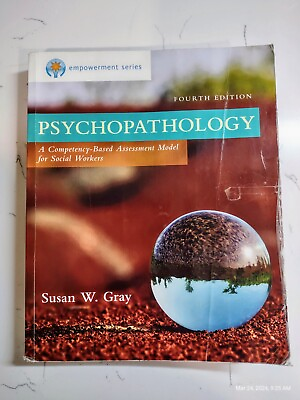 #ad Empowerment Series: Psychopathology: A Competency based... 4th ed. Gray $19.99