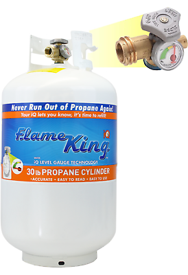 #ad NEW 30 LB Propane Tank Cylinder with OPD Valve and Built in Site Gauge $87.95