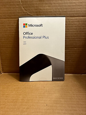 #ad Microsoft Office 2021 professional plus 1 PC DVD Version $62.98