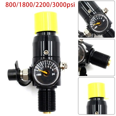 #ad 4500PSI High Pressure Air Tank Regulator HPA Valve 800 3000output For Paintball $37.28