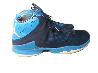 #ad Nike Jordan Super.Fly 4 PO Tdl Blue White Cllg Navy Infrared 2 Shoes Mens Sz 12 $48.75