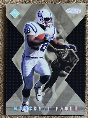 #ad Marshall Faulk 1998 Collector#x27;s Edge Masters 50 Point #S182 3000 Numbered Colts $1.49