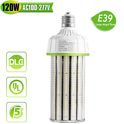#ad LED Corn Light Bulb 120W E39 Mogul Base Street Parking Lot Warehouse Lighting US $63.15