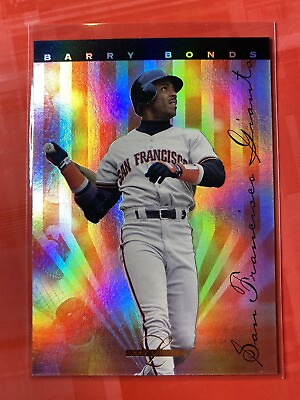 #ad 1995 Leaf Limited Barry Bonds #11 Prism Foil Baseball Card San Francisco Giants $7.50