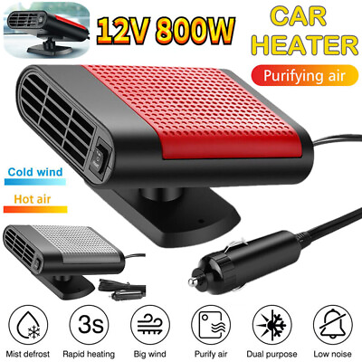 #ad 12V 800W Car Heater Portable Electric Heating Fan Defogger Defroster Demister US $26.50