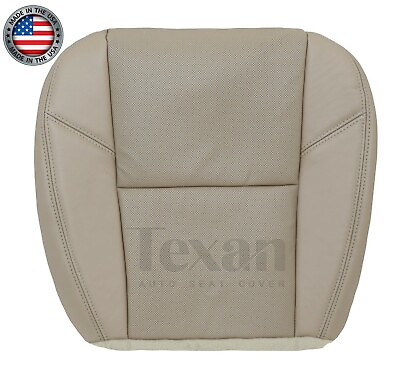 #ad 2012 2013 2014 Chevy Silverado LTZ Driver Bottom Perforated Seat Cover Tan $109.99