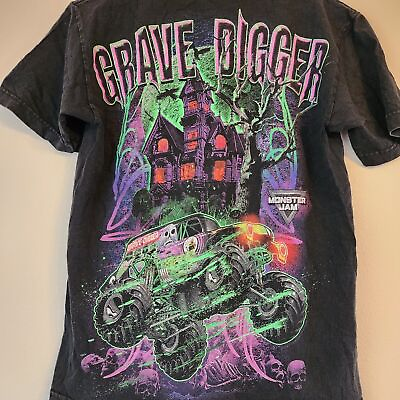 #ad HOT Vintage 1988 Grave Digger Race Team Monster Truck Shirt All Size S 5XL $21.99