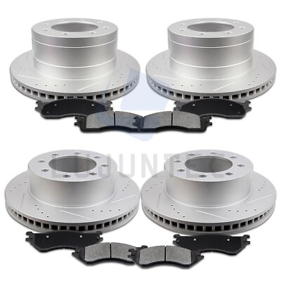 #ad Front Rear Ceramic Pads And Rotors Brake For 2003 2004 2008 Dodge Ram 2500 3500 $278.66