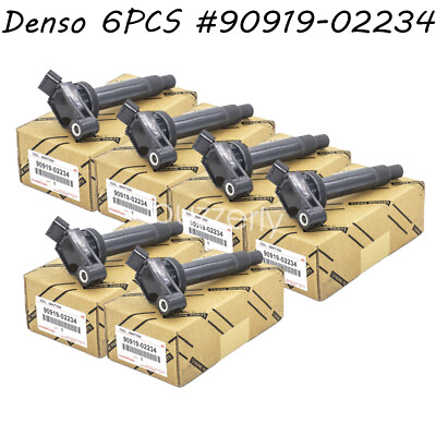 #ad OEM 6pcs Denso Igintion Coils 90919 02234 673 1301 For Toyota Camry Lexus ES300 $98.99