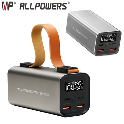 #ad ALLPOWERS Fast Charge Power Bank Battery USB Ports Portable Charger Powerbank $67.00