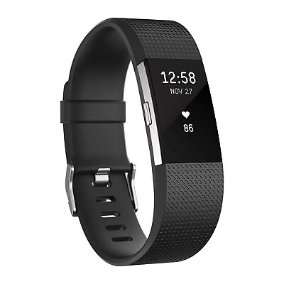 #ad New Fitbit Charge 2 heart rate with L S Band $54.00