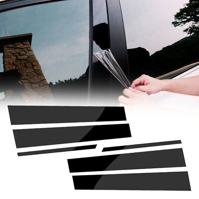 #ad #ad Black Pillar Posts for Toyota Corolla 2014 2018 Set 6pcs Door Trim Cover Kit EOA $12.99