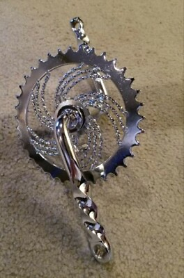 #ad LOWRIDER TRIPLE TWISTED 44T SPROCKET amp; TWISTED 5 1 2quot; CRANK 26quot; CRUISER BICYCLE $96.85