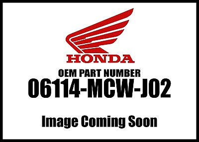 #ad Honda Washer O Ring Kit A 06114 MCW J02 New OEM $65.27