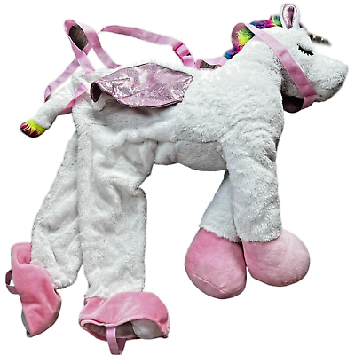 #ad Adjustable Unicorn Plush Costume Halloween Toddler Child Stuffed 2T 4T READ $12.99