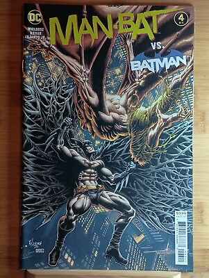 #ad 2021 DC Comics Man Bat vs Batman 4 Kyle Hotz Cover A Variant FREE SHIPPING $7.00