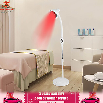 #ad Infrared Light Therapy 275W Near Infrared Heat Lamp Pain Red Standing Lamp $49.82