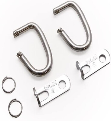 #ad Garage Door Spring Containment C Hook Pair C Hook Keeper Rings Pack Accessory $9.99
