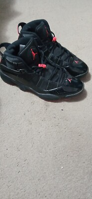 #ad Size 12 Jordan 6 Rings Black Infrared Used $98.00