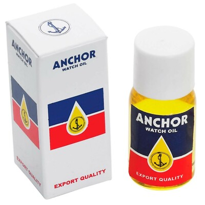 #ad Anchor Refined Watch Oil Lubricant for Pocket and Wrist Watches Moebius 10ml $8.40