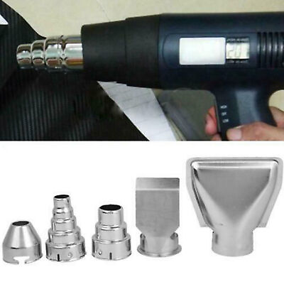 #ad 5 Set Hot Air Blower Hot Air Gun Hot Air Blower Nozzle Made Of Stainless Steel $11.99