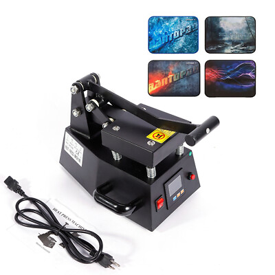 #ad 110V Digital Heat Press Machine DIY Press Single Heater small size material 600W $174.00
