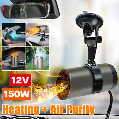#ad 12V Car Heater Heating Fan Air Purify for Car SUV Truck RV Defroster Demister $23.75
