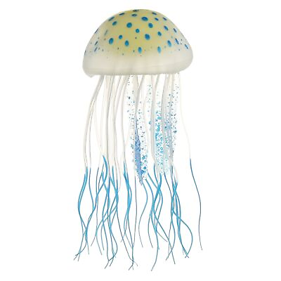 #ad Fish Tank Jellyfish Decoration Silicone Fluorescent Jellyfish Glow Ornaments... $29.75