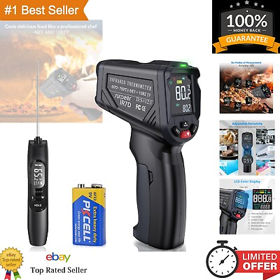 #ad Upgraded Infrared Thermometer Gun 58°F to 1382°F Digital Laser Temperature G... $49.94