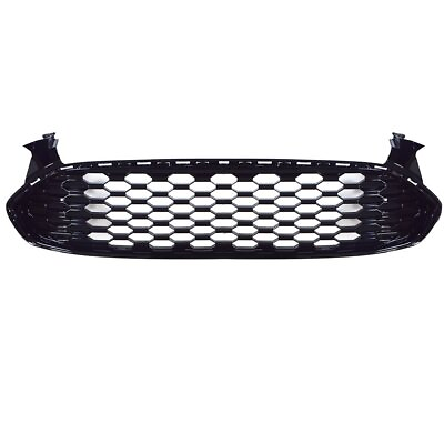 #ad Fit For 2013 2016 FORD FUSION Front Grill Honeycomb Style Gloss Black Grille $45.24