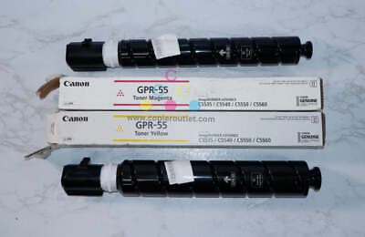 #ad 4 New OEM Canon Image Runner C5535 C5540 C5550C5560 GPR 55 CMYK Toners $324.00