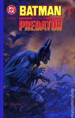#ad Batman vs. Predator 1A Suydam Batman FN 1991 Stock Image $10.50