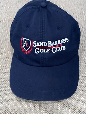#ad Sand Barrens Golf Club New Jersey Adjustable Blue $19.88