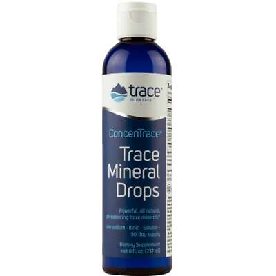 #ad Trace Minerals Concentrace Trace Mineral Drops 8 fl oz Liq $34.99