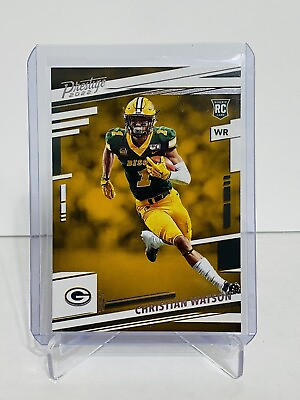 #ad 2022 Panini Prestige H2 NFL Christian Watson SP ROOKIE Card No. 399 PACKERS RC $29.00