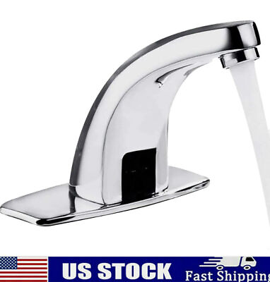 #ad Smart Automatic Infrared Sensor Faucets Touchless Bathroom Basin Sink Faucet $15.77