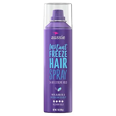 #ad Aussie Instant Freeze With Jojoba Oil amp; Sea Kelp Hairspray 7.0 Oz 7 Fl Oz $22.64