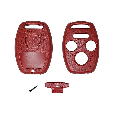 #ad Red Shell Replacement Kit for Honda Remote Key Repair Use Your Blade 4 Buttons $7.06