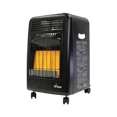 #ad #ad 23quot; Black 18000 BTU Portable Cabinet Radiant Propane Heater Odor Free Operation $115.30